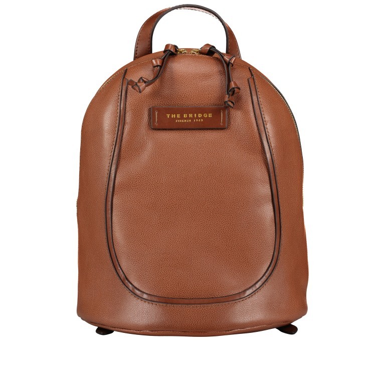 Rucksack Domitilla Marrone, Farbe: cognac, Marke: The Bridge, EAN: 8033748536243, Abmessungen in cm: 26x33x15, Bild 1 von 7