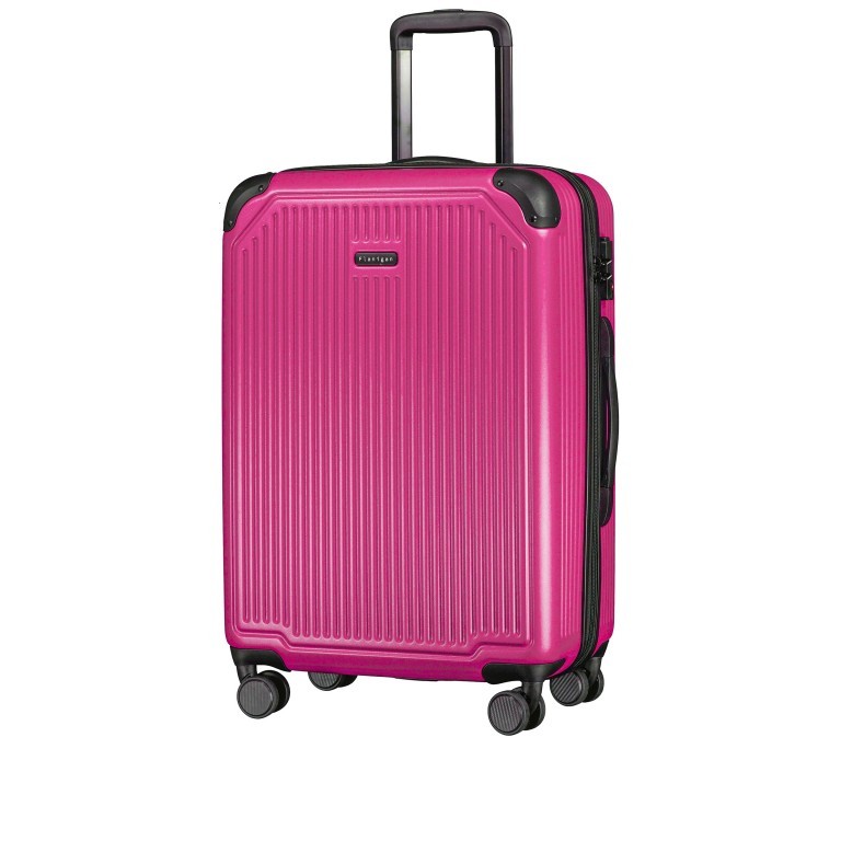Koffer Nelson M Pink, Farbe: rosa/pink, Marke: Flanigan, EAN: 4048171007332, Abmessungen in cm: 45x67x26, Bild 2 von 7