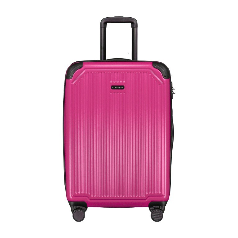 Koffer Nelson M Pink, Farbe: rosa/pink, Marke: Flanigan, EAN: 4048171007332, Abmessungen in cm: 45x67x26, Bild 1 von 8