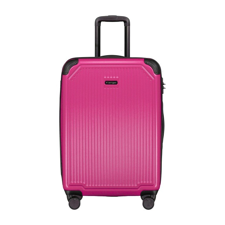 Koffer Nelson M Pink, Farbe: rosa/pink, Marke: Flanigan, EAN: 4048171007332, Abmessungen in cm: 45x67x26, Bild 1 von 7