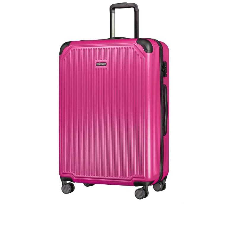 Koffer Nelson L Pink, Farbe: rosa/pink, Marke: Flanigan, EAN: 4048171007349, Abmessungen in cm: 51x77x29, Bild 2 von 7