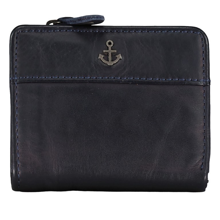 Geldbörse / Schlüsseletui Anchor-Love Jackie SL-13767 Midnight Navy, Farbe: blau/petrol, Marke: Harbour 2nd, EAN: 4046478068636, Abmessungen in cm: 10.5x9x2, Bild 1 von 4