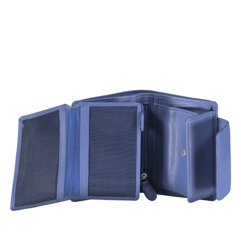 Geldbörse Bromley Dawina Midblue, Farbe: blau/petrol, Marke: Maitre, EAN: 4048835166900, Abmessungen in cm: 12x10x2.5, Bild 4 von 5