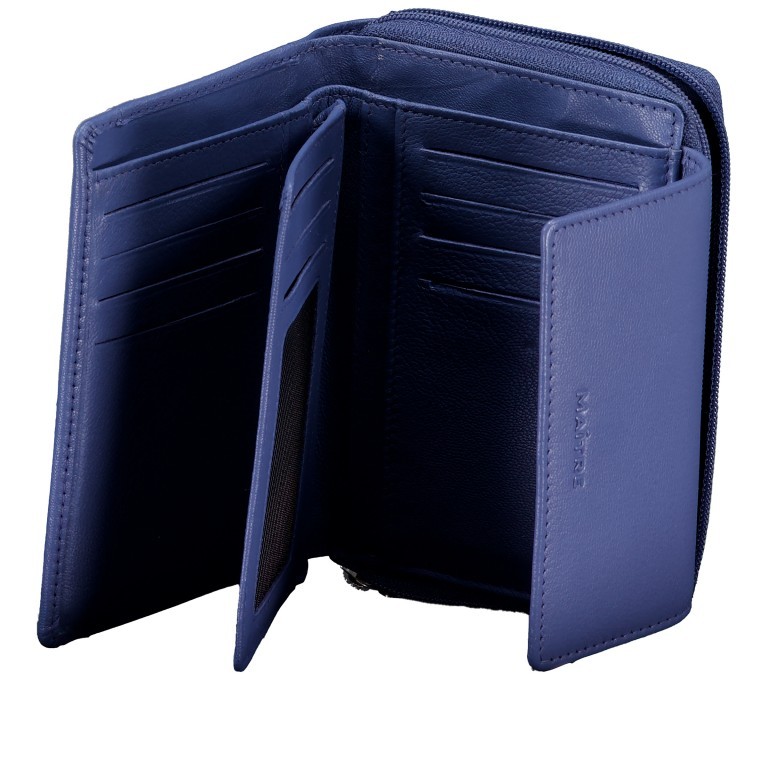 Geldbörse Bromley Diethilde Hellblau, Farbe: blau/petrol, Marke: Maitre, EAN: 4048835166931, Abmessungen in cm: 13x9.5x2.7, Bild 4 von 5