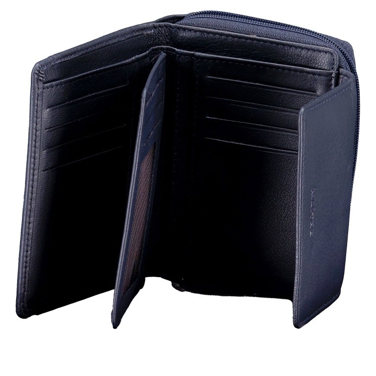 Geldbörse Bromley Diethilde Dunkelblau, Farbe: blau/petrol, Marke: Maitre, EAN: 4053533835225, Abmessungen in cm: 13x9.5x2.7, Bild 4 von 5