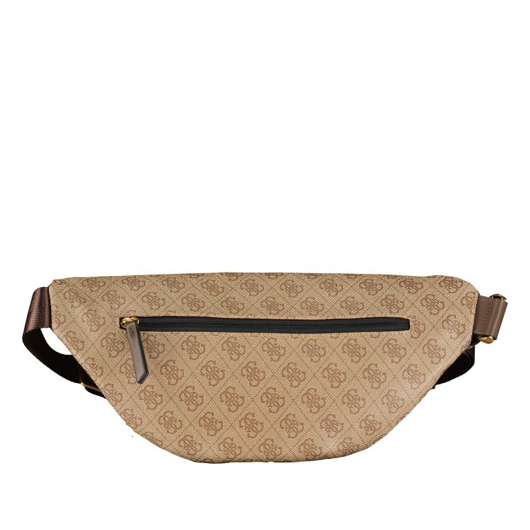 Gürteltasche Vezzola Eco 4G-Logo Beige Brown, Farbe: cognac, Marke: Guess, EAN: 7622336918731, Abmessungen in cm: 38x15x7, Bild 3 von 6