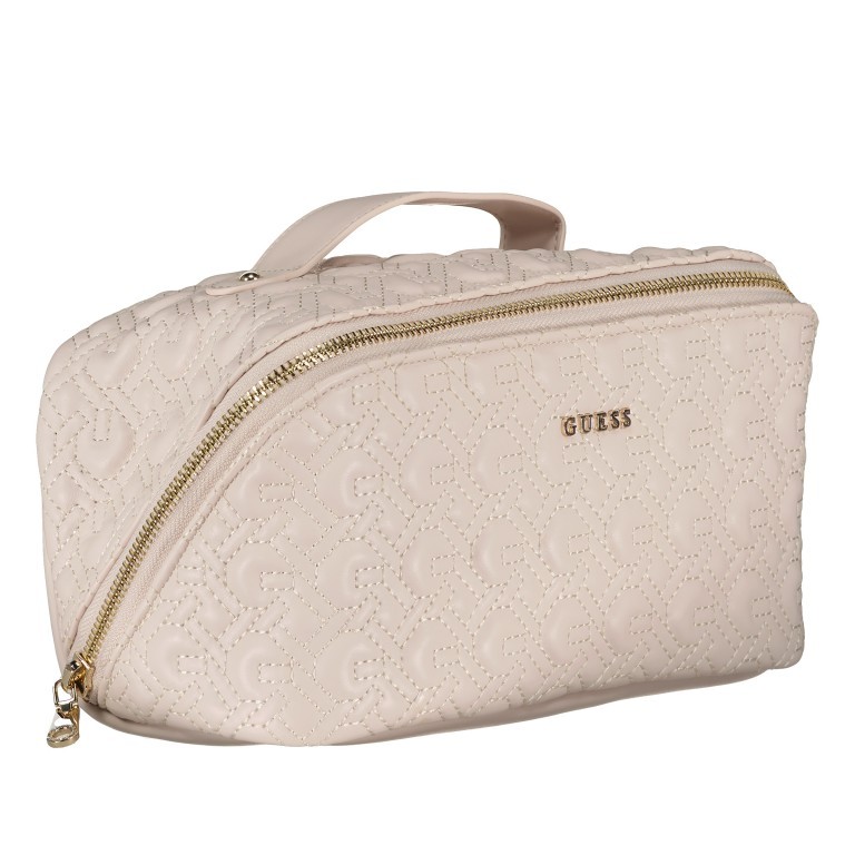Kulturbeutel Make Up Case Light Pink, Farbe: rosa/pink, Marke: Guess, EAN: 7624926642194, Abmessungen in cm: 24x13x12.5, Bild 2 von 5
