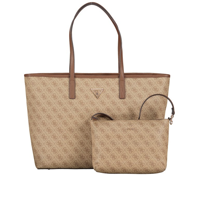 Shopper Power Play Bag in Bag Latte Logo, Farbe: beige, Marke: Guess, EAN: 0190231777441, Abmessungen in cm: 39.5x31x14, Bild 1 von 7