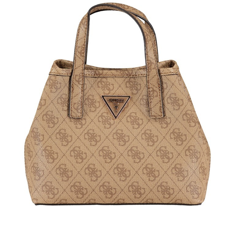 Tasche Latona Mini variabel in der Form Latte Logo, Farbe: beige, Marke: Guess, EAN: 0190231793380, Abmessungen in cm: 21.5x17x10, Bild 9 von 9