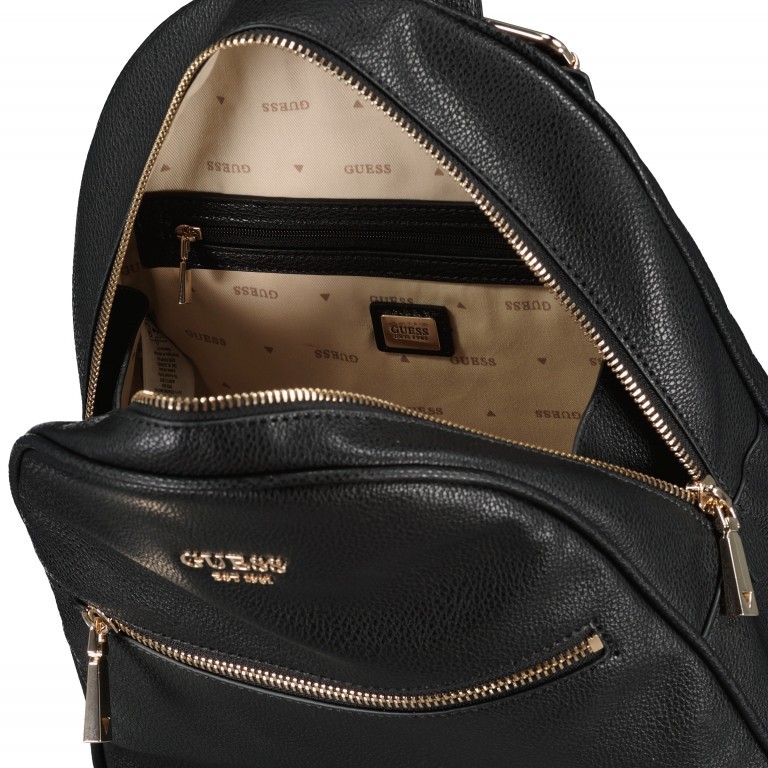 Rucksack Vikky Black, Farbe: schwarz, Marke: Guess, EAN: 0190231418719, Abmessungen in cm: 28x31x12, Bild 6 von 6