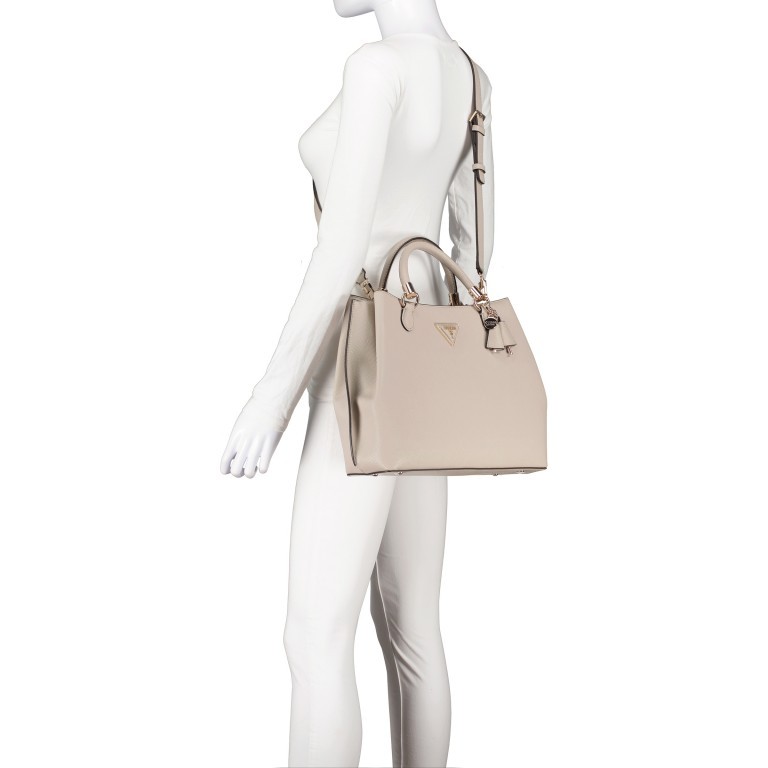 Handtasche Gizele Taupe, Farbe: taupe/khaki, Marke: Guess, EAN: 0190231799887, Abmessungen in cm: 40x27.5x11, Bild 6 von 7