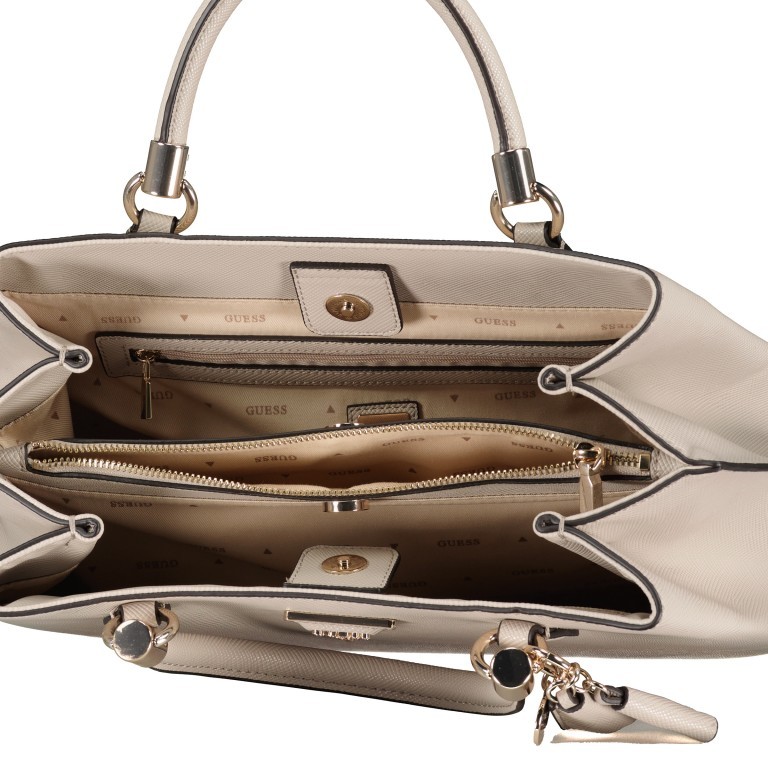 Handtasche Gizele Taupe, Farbe: taupe/khaki, Marke: Guess, EAN: 0190231799887, Abmessungen in cm: 40x27.5x11, Bild 7 von 7