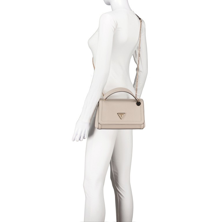 Tasche Noelle Taupe, Farbe: taupe/khaki, Marke: Guess, EAN: 0190231794561, Abmessungen in cm: 27x16x7, Bild 6 von 7