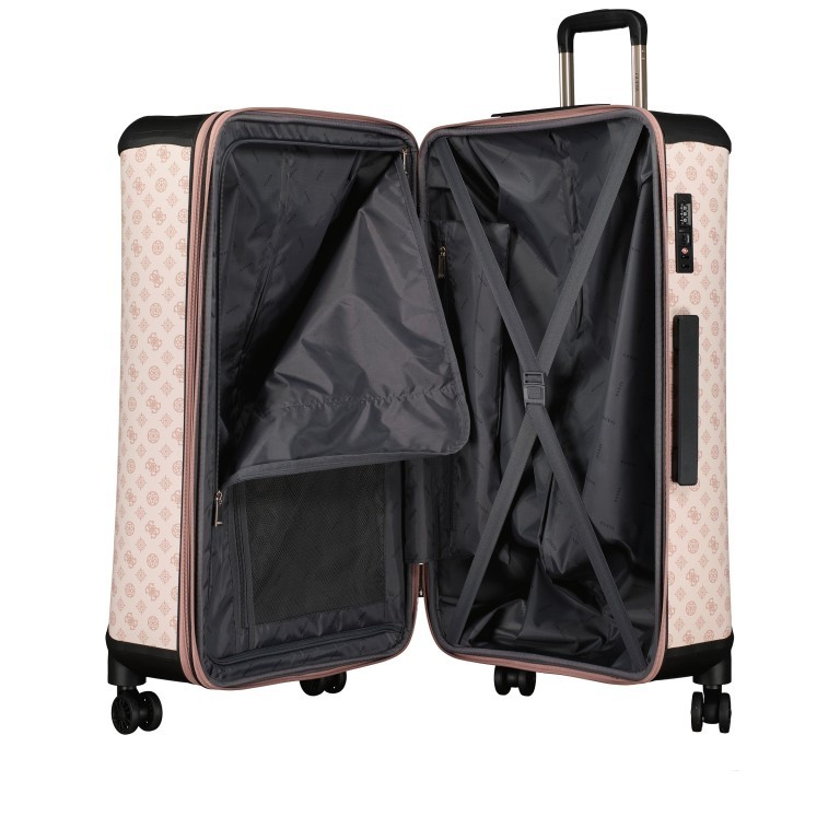 Koffer Wilder Travel 4G-Logo Peony erweiterbar Größe 77 cm Light Nude, Farbe: rosa/pink, Marke: Guess, EAN: 0190231804598, Abmessungen in cm: 46x77x33, Bild 9 von 10