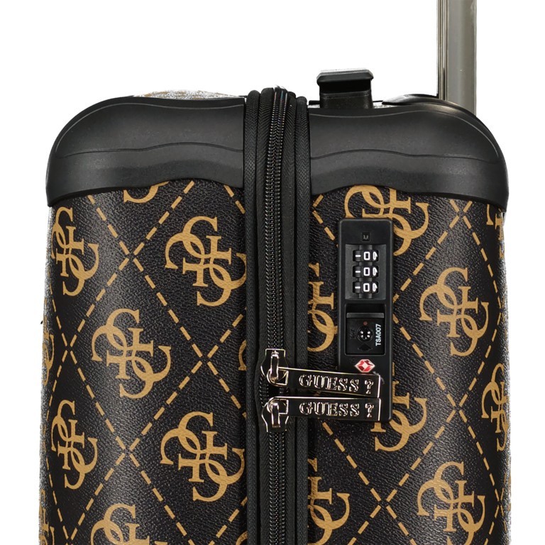 Koffer Berta 4G-Logo Größe 53 cm Brown, Farbe: braun, Marke: Guess, EAN: 0190231804734, Abmessungen in cm: 31.5x53x22, Bild 9 von 9