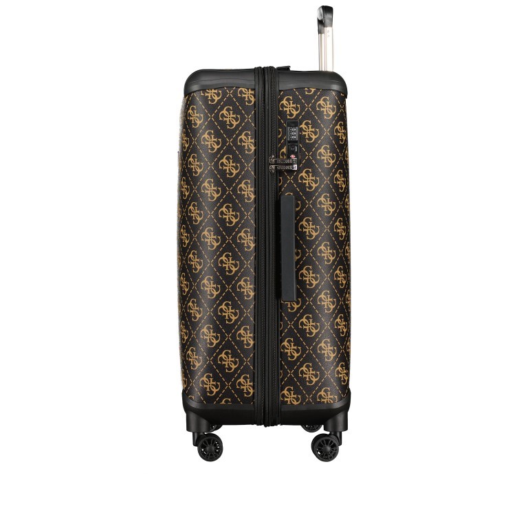 Koffer Berta 4G-Logo erweiterbar Größe 77 cm Brown, Farbe: braun, Marke: Guess, EAN: 0190231804741, Abmessungen in cm: 46x77x33, Bild 3 von 10