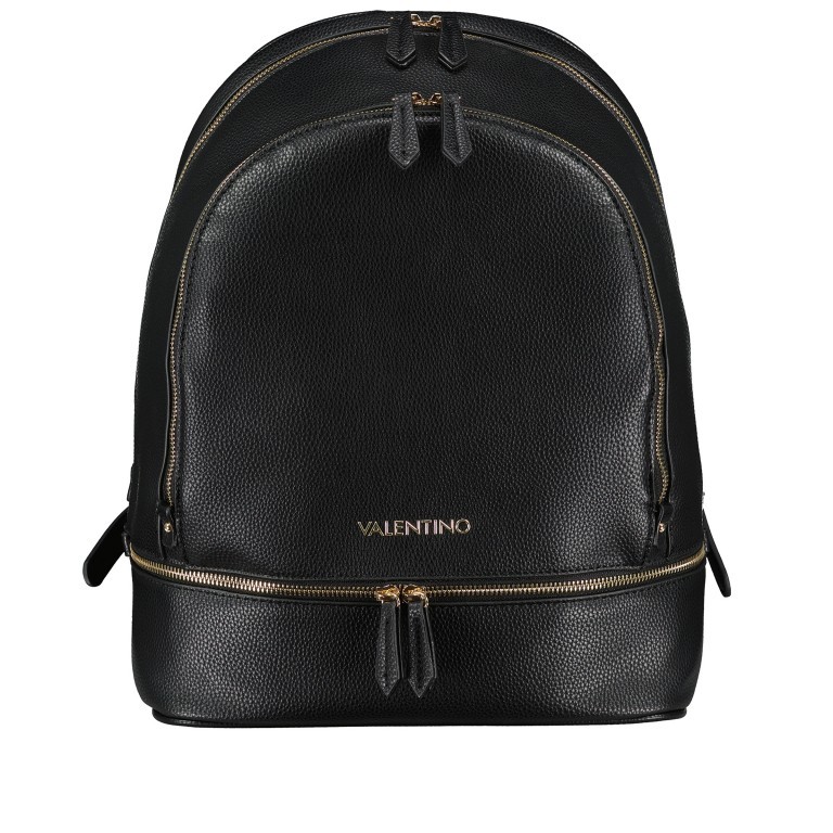 Rucksack Brixton mit Laptopfach 13 Zoll Nero, Farbe: schwarz, Marke: Valentino Bags, EAN: 8054942230539, Abmessungen in cm: 28.5x38x15, Bild 1 von 6