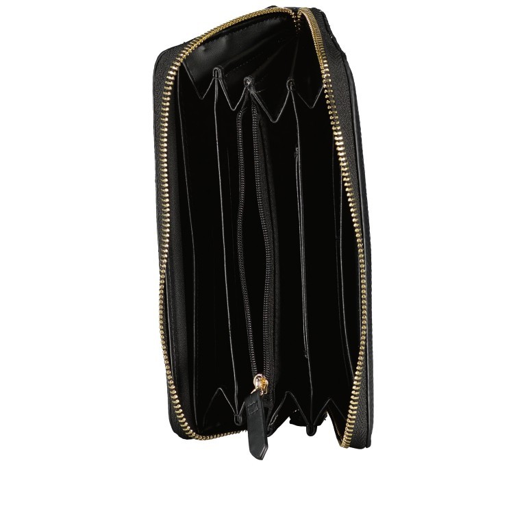 Geldbörse Brixton Nero, Farbe: schwarz, Marke: Valentino Bags, EAN: 8054942232991, Abmessungen in cm: 19x10x2.5, Bild 4 von 4