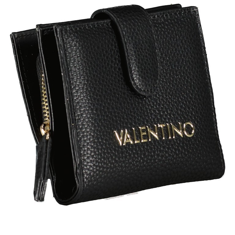 Geldbörse Brixton Nero, Farbe: schwarz, Marke: Valentino Bags, EAN: 8054942233059, Abmessungen in cm: 11x9.5x3, Bild 2 von 4