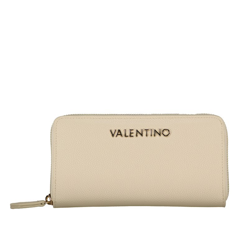 Geldbörse Divina Beige, Farbe: beige, Marke: Valentino Bags, EAN: 8052790713136, Abmessungen in cm: 19x10x2.5, Bild 1 von 4