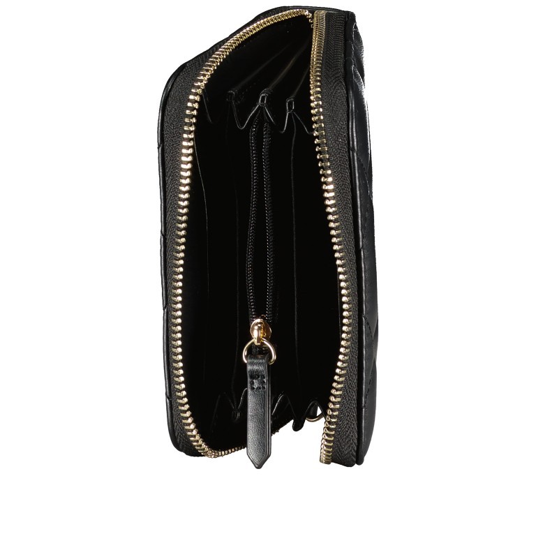 Geldbörse Ocarina Nero, Farbe: schwarz, Marke: Valentino Bags, EAN: 8054942234704, Abmessungen in cm: 13x9.5x2.5, Bild 4 von 4