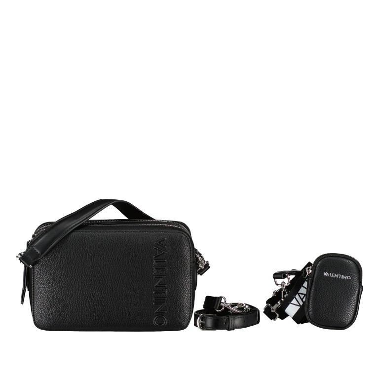 Umhängetasche Soho Camera Bag VBS7LV04.001 Nero, Farbe: schwarz, Marke: Valentino Bags, EAN: 8054942230263, Abmessungen in cm: 24x15.5x9, Bild 1 von 8