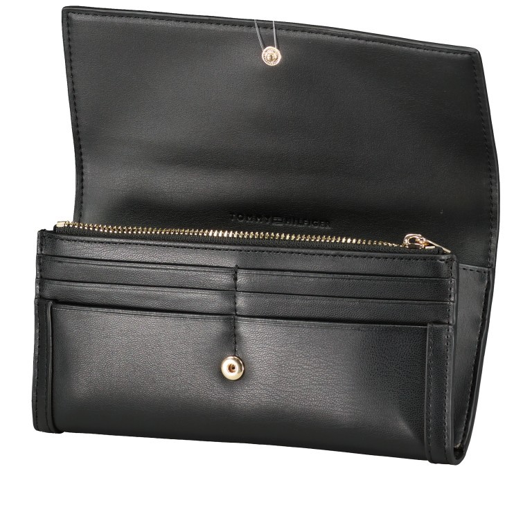 Geldbörse City Large Flap Wallet Black, Farbe: schwarz, Marke: Tommy Hilfiger, EAN: 8720645814399, Abmessungen in cm: 20x10x4, Bild 4 von 4