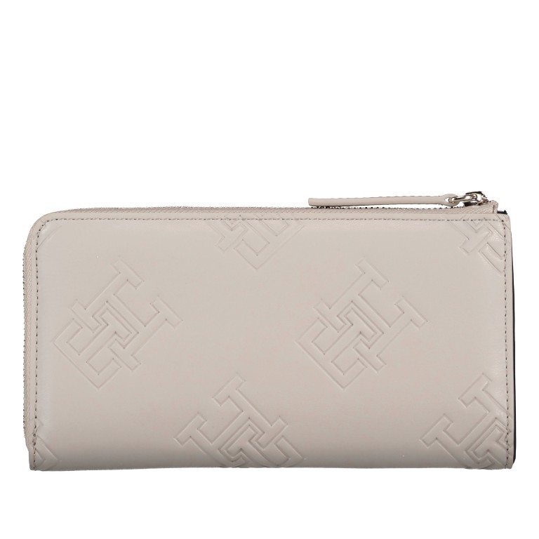 Geldbörse Refined Large Wallet Zip Around Smooth Taupe, Farbe: taupe/khaki, Marke: Tommy Hilfiger, EAN: 8720645810315, Abmessungen in cm: 20x10x4, Bild 2 von 3