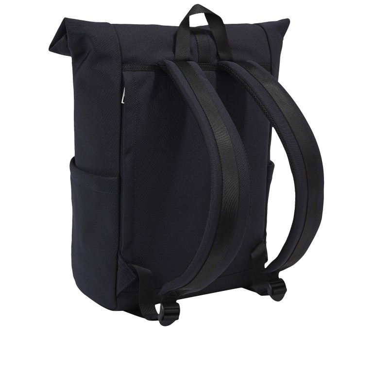 Rucksack Monotype Rolltop Backpack Space Blue, Farbe: blau/petrol, Marke: Tommy Hilfiger, EAN: 8720645813781, Abmessungen in cm: 28x45x13, Bild 2 von 4