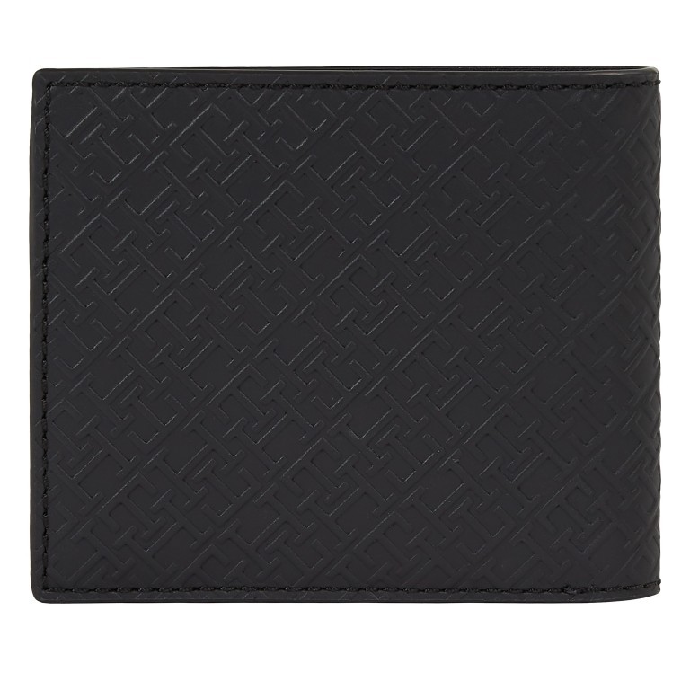 Geldbörse Monogram CC Flap and Coin Black, Farbe: schwarz, Marke: Tommy Hilfiger, EAN: 8720645814191, Abmessungen in cm: 12x9.5x2.5, Bild 2 von 4