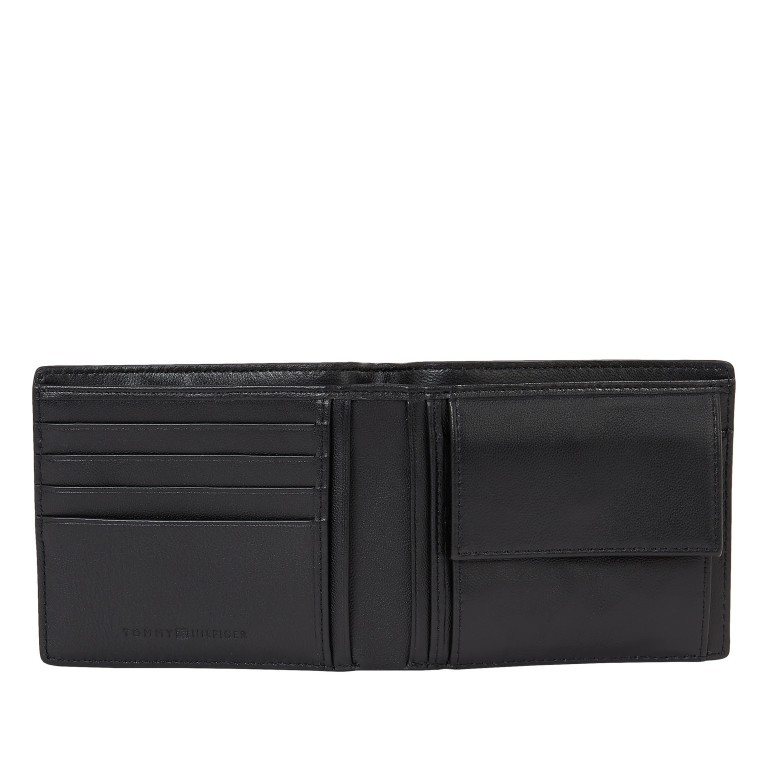 Geldbörse SPW Leather CC and Coin Black, Farbe: schwarz, Marke: Tommy Hilfiger, EAN: 8720645816911, Abmessungen in cm: 11.5x9.5x1.5, Bild 3 von 3