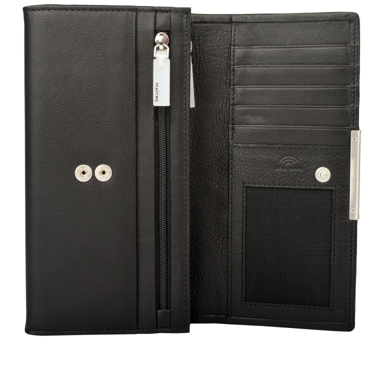 Geldbörse Belg Diedburg mit RFID-Schutz Black, Farbe: schwarz, Marke: Maitre, EAN: 4053533532391, Abmessungen in cm: 18x10x3, Bild 4 von 5