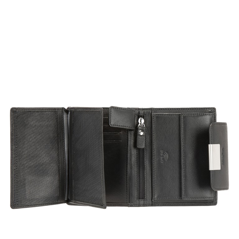 Geldbörse Helena Dawina mit RFID-Schutz Black, Farbe: schwarz, Marke: Maitre, EAN: 4006053507943, Abmessungen in cm: 12.3x9.5x2, Bild 5 von 6
