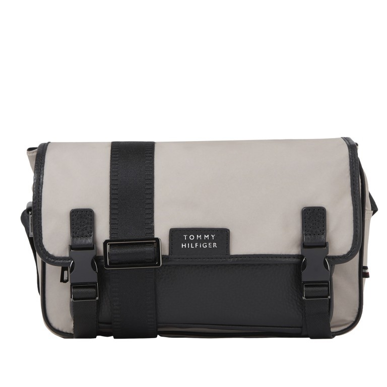 Kuriertasche Lux Nylon Mini Messenger Smooth Taupe, Farbe: taupe/khaki, Marke: Tommy Hilfiger, EAN: 8720645818458, Abmessungen in cm: 27.5x19.5x7, Bild 1 von 4