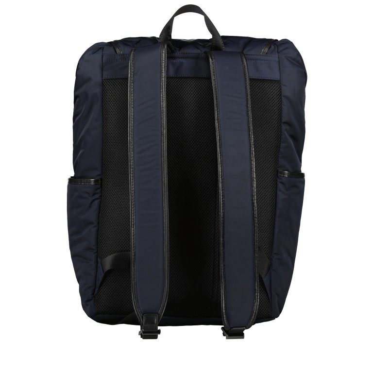 Rucksack Lux Nylon Flap Backpack Space Blue, Farbe: blau/petrol, Marke: Tommy Hilfiger, EAN: 8720645818762, Abmessungen in cm: 30x48x15.5, Bild 2 von 4