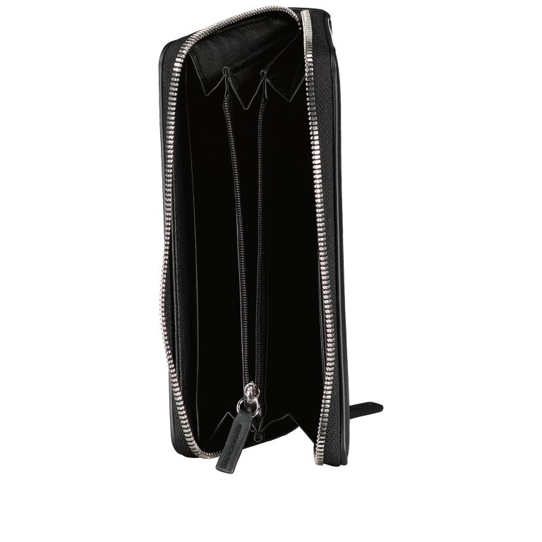 Geldbörse Bel Ziparound Black, Farbe: schwarz, Marke: HUGO, EAN: 4063539987668, Abmessungen in cm: 19x10.5x2.5, Bild 4 von 4
