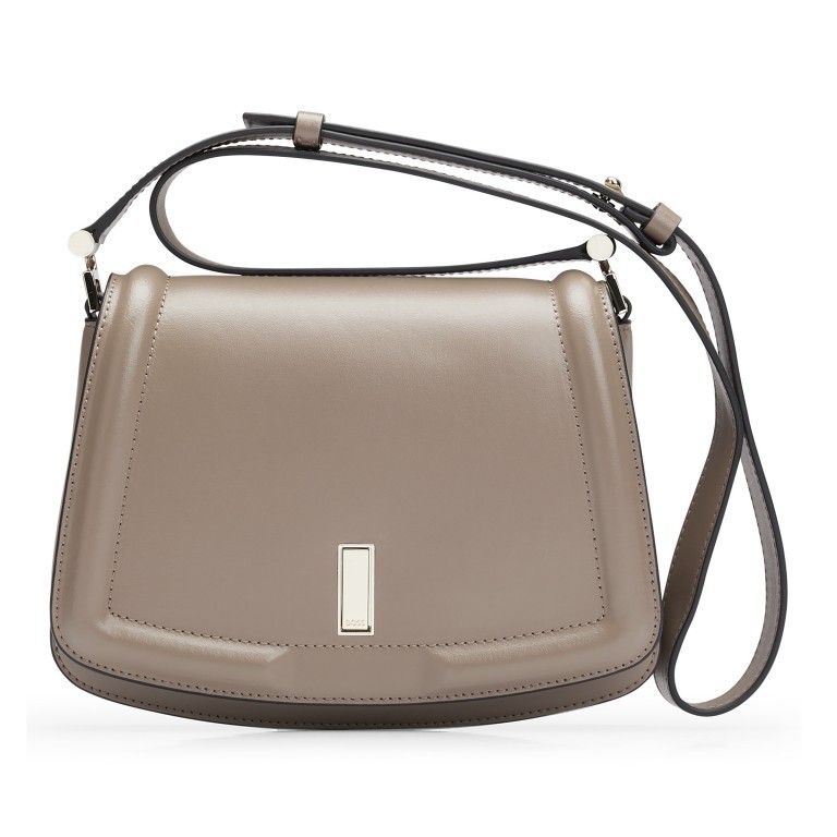 Umhängetasche Ariell Saddle Bag Medium Beige, Farbe: taupe/khaki, Marke: Boss, EAN: 4063539993676, Abmessungen in cm: 22.5x17x8.5, Bild 1 von 5