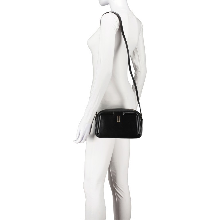 Umhängetasche Ariell Black, Farbe: schwarz, Marke: Boss, EAN: 4063539993706, Abmessungen in cm: 24x14x7, Bild 4 von 6