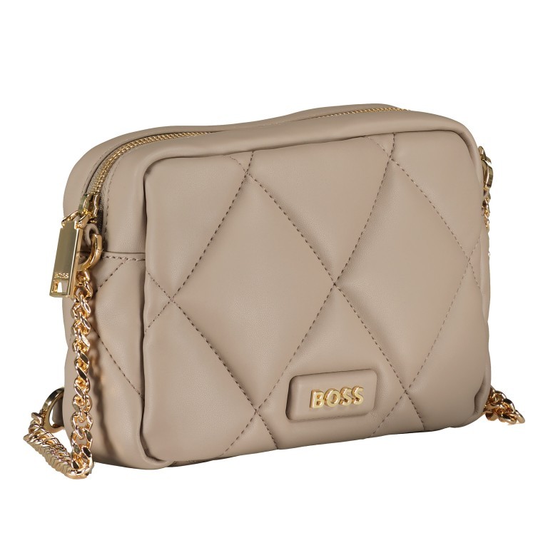 Umhängetasche Abelie Zip Crossbody Medium Beige, Farbe: taupe/khaki, Marke: BOSS, EAN: 4063539993829, Abmessungen in cm: 21x14x7, Bild 2 von 6