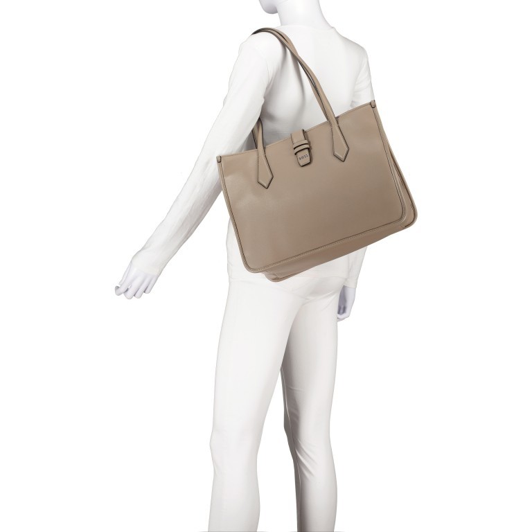 Shopper Maddie Tote Bag Medium Beige, Farbe: taupe/khaki, Marke: Boss, EAN: 4063539994536, Abmessungen in cm: 37x27.5x15, Bild 4 von 7