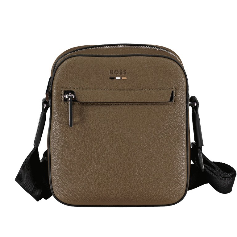 Umhängetasche Ray Reporter Bag Open Brown, Farbe: braun, Marke: Boss, EAN: 4063539996127, Abmessungen in cm: 16.5x19x6, Bild 1 von 4