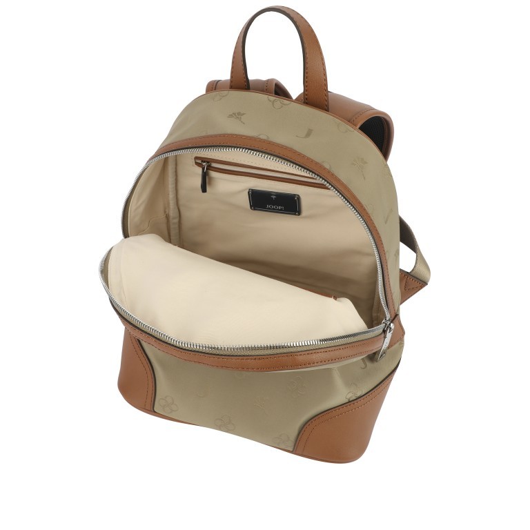 Rucksack Decoro Tessuto Enrica SVZ Greige, Farbe: braun, Marke: Joop!, EAN: 4048835166047, Abmessungen in cm: 23.5x29x18, Bild 6 von 7