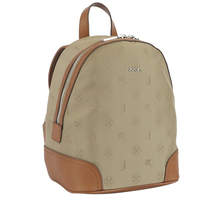 Rucksack Decoro Tessuto Enrica SVZ Greige, Farbe: braun, Marke: Joop!, EAN: 4048835166047, Abmessungen in cm: 23.5x29x18, Bild 2 von 7