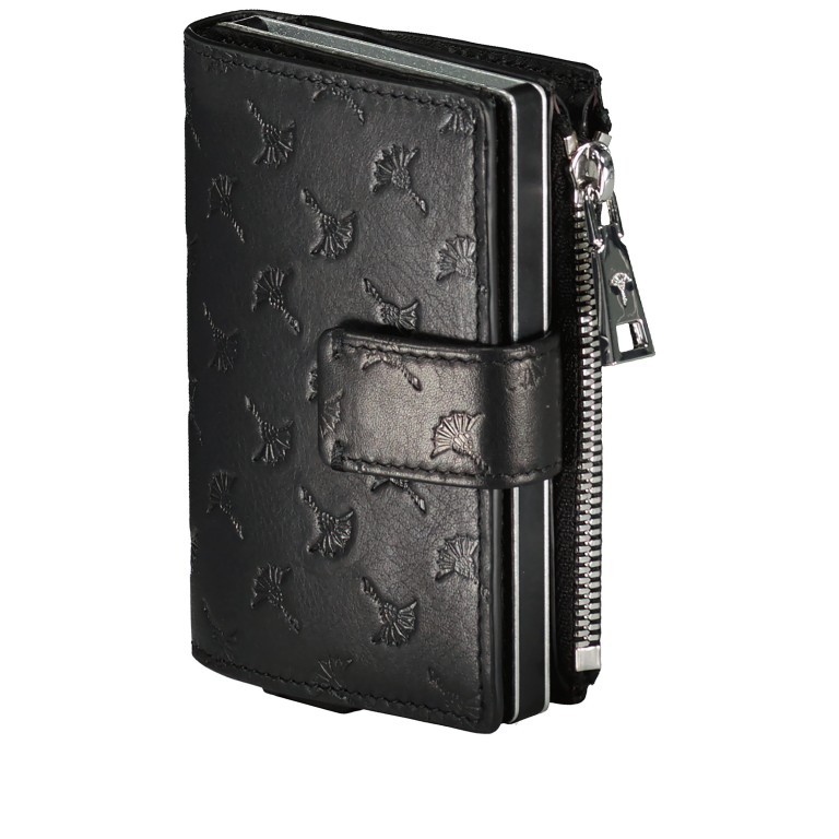 Geldbörse Leggero Stampa E-Cage C-Four mit RFID-Schutz Black, Farbe: schwarz, Marke: Joop!, EAN: 4048835172598, Abmessungen in cm: 7x10.5x2.5, Bild 2 von 6