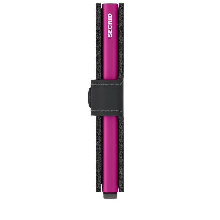 Geldbörse Miniwallet Matte Black Fuchsia, Farbe: rosa/pink, Marke: Secrid, EAN: 8718215284192, Abmessungen in cm: 6.8x10.2x2.1, Bild 2 von 5