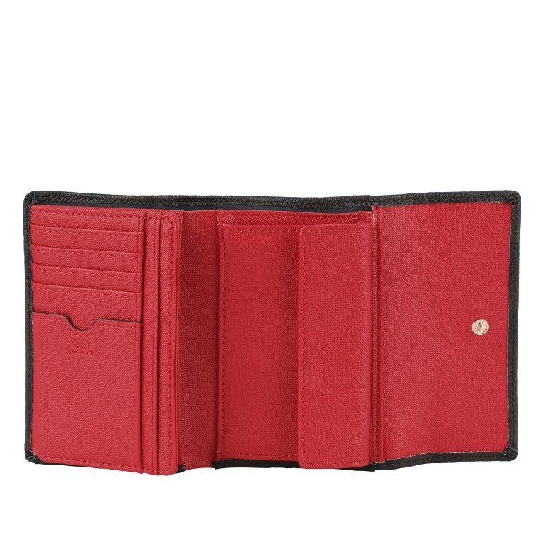 Geldbörse Piazza Edition Cosma MHF10F Red, Farbe: rot/weinrot, Marke: Joop!, EAN: 4048835113942, Abmessungen in cm: 14x10x3, Bild 4 von 5