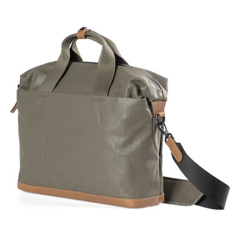 Tasche Japan Yamato mit Laptopfach 13 Zoll Fallen Rock, Farbe: taupe/khaki, Marke: Aunts & Uncles, EAN: 4250394992085, Abmessungen in cm: 33x26x11, Bild 2 von 8