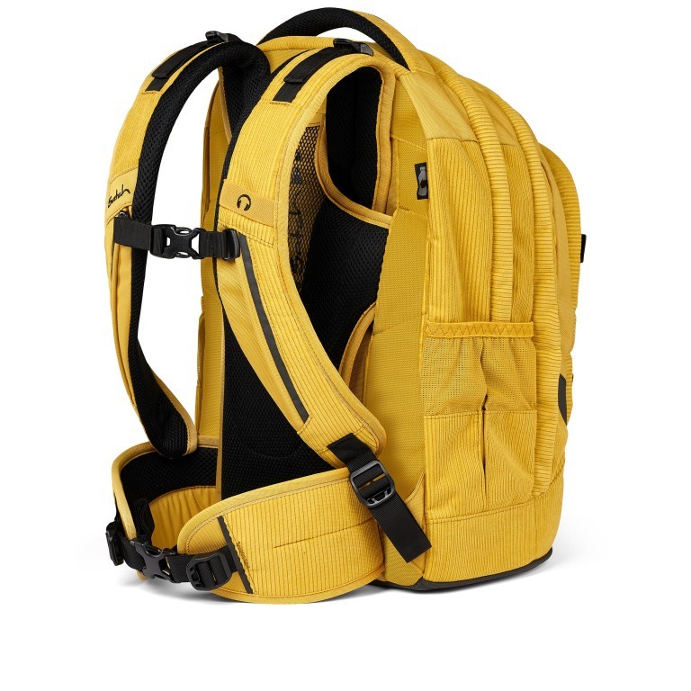 Rucksack Pack Old School Set 3-teilig Retro Honey, Farbe: gelb, Marke: Satch, EAN: 4057081187690, Abmessungen in cm: 30x45x22, Bild 6 von 14