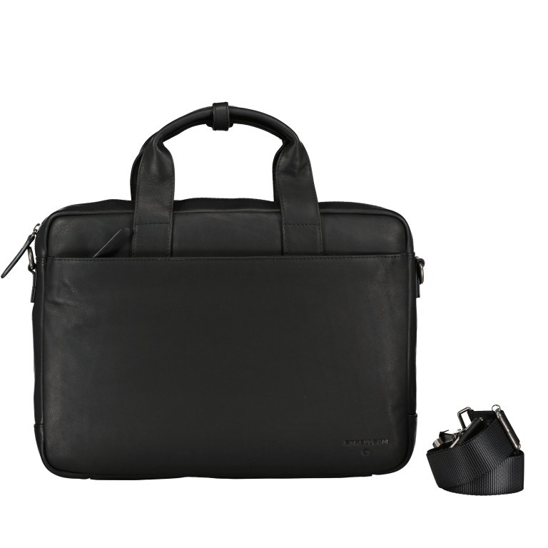 Aktentasche Stratford 2.0 Briefbag SHZ Black, Farbe: schwarz, Marke: Strellson, EAN: 4048835172994, Abmessungen in cm: 40x30x6.5, Bild 1 von 7