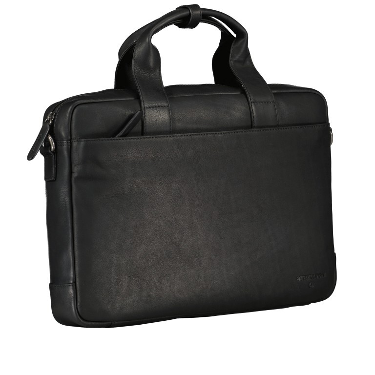 Aktentasche Stratford 2.0 Briefbag SHZ Black, Farbe: schwarz, Marke: Strellson, EAN: 4048835172994, Abmessungen in cm: 40x30x6.5, Bild 2 von 7